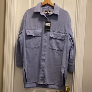 Misguided Denim Oversized Shirt size 2